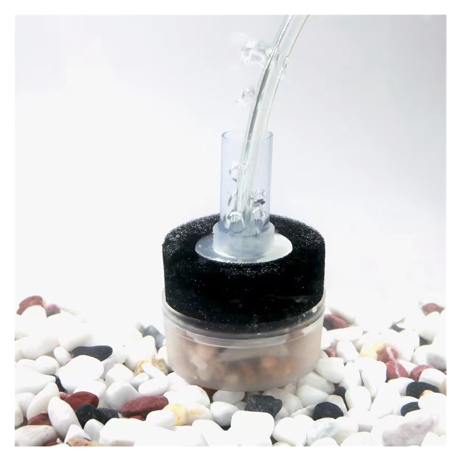 Small Aquarium Filter Fish Tank Shrimp Pond Air Pump Biochemical Sponge Filter Bio Sponges Filter