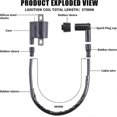 thumbnail image 3 of Ignition Coil Compatible With Yamaha Pw 50 Pw50 1981-2009 Pw 80 Pw80 1981-2009, 3 of 5