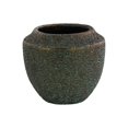 thumbnail image 1 of Vase Rond en Céramique à Fond Effilé Finition Émaillé Volcanique, Grand, Turquoise, 1 of 1
