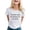 White, variant on Womens Sarcastic T Shirts With Funny Sayings Novelty Graphic Tees For Women