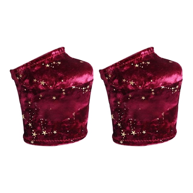 Protectores de zapatos para pole dance, protectores de tacón alto, resistentes al desgaste, profesionales para baile Rojo XL