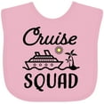 thumbnail image 3 of Inktastic Cruise Squad with Vector Cruise Ship and Palm Trees Boys or Girls Baby Bib, 3 of 4