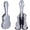 Silver, variant on Crossrock Deluxe Fiberglass Universal case for OM/000/Auditorium/Grand Auditorium Guitar