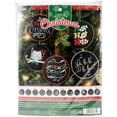 thumbnail image 2 of Bucilla Counted Cross Stitch Kit 4" Round 12/Pkg-Holly Jolly Ornaments (14 Count), 2 of 5