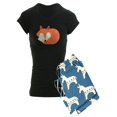 thumbnail image 1 of CafePress - Sleepy Red Fox - Women's Dark Pajamas, 1 of 1