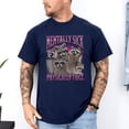 thumbnail image 3 of Physically Thicc Funny Raccoon Meme Bootleg Graphic 90s T-Shirt, Multicolors, Size S-5XL, 3 of 5