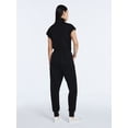 thumbnail image 3 of Scoop Women's and Women's Plus New Scubaknit Jumpsuit, Sizes XS-4X, 3 of 5