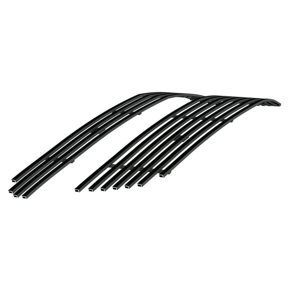 APS Compatible with Chevy Equinox 2010-2015 Main Upper Stainless Steel SS Black Billet Front Grill Grille Insert C66738H