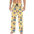 thumbnail image 7 of FORMRS Mens Pajama Pants with Pockets Cotton Sleepwear Lounge Bottoms Sizes S-2XL, Yellow Halloween Cat Pattern, 7 of 7