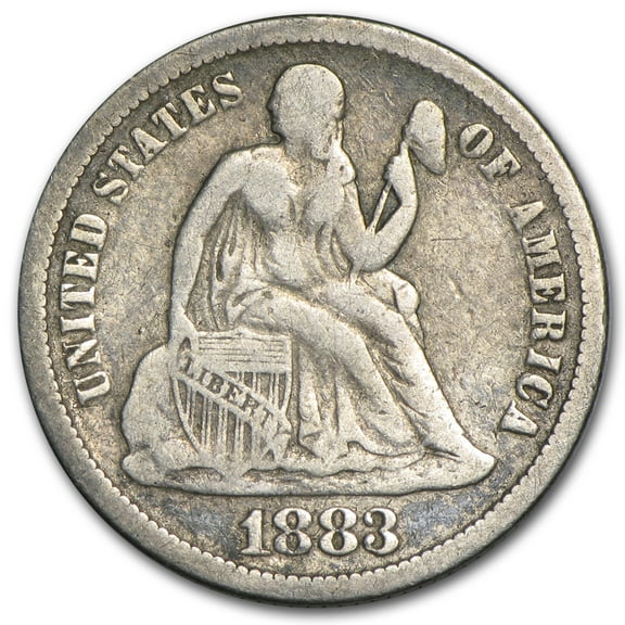 1883 Liberty Seated Dime Fine