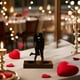 thumbnail image 5 of Candelabro de metal en forma de corazón | Lámpara de vela de metal negro | Decoración romántica para aniversarios | Adorno para pedida de mano y confesión de matrimonio | Regalo de recuerdo para, 5 of 6