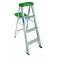 thumbnail image 1 of Werner 354 Escabeaux, 4 Pieds, Vert,Rouge, 1 of 3
