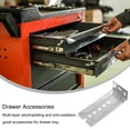 thumbnail image 2 of 1 Bag 4pcs Durable Drawer Slide Rear Mounting Brackets Cabinet Brackets (Silver), 2 of 8