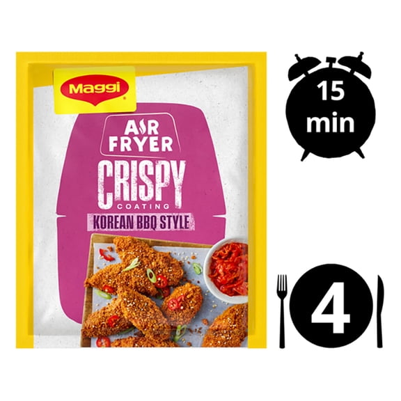 Maggi Air Fryer Crispy Korean BBQ Seasoning Mix 70g, Imported from Britain
