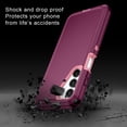 thumbnail image 4 of Petocase for Samsung Galaxy A16 5G Case,Shockproof Dust/Drop Proof 3-Layer Protective Heavy Duty Durable Rugged Hybrid Cover for Galaxy A16 5G,Red/Pink, 4 of 6