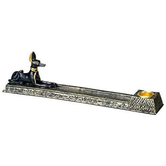 Egyptian Anubis Incense Holder Egypt God Aroma Scent Figurine