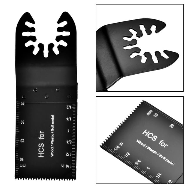Cergrey Oscillating Multi Tool Blades, Saw Blades,10pcs Bi-metals 32mm Multifunctional Oscillating Saw Blade