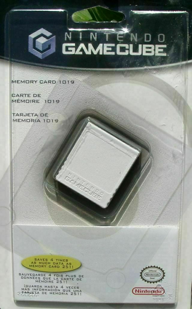 official gamecube memory card