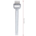 thumbnail image 4 of Prong Chisel, Convenient To Store Lightweight Leather Punch, For DIY Leather Craft Crafts Making Leather Craft Works 4mm2+4+6, 4 of 8