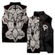 thumbnail image 4 of Chaleco acolchado de araña para hombre, chaquetas de invierno cálidas para hombre, abrigo de zorro a la moda con diseño de serpiente, chaleco resistente al viento y al frío para hombre, 4 of 4
