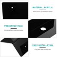 thumbnail image 3 of 1 Ensemble de Support Mural pour Haut-Parleur Support Audio Mural pour Haut-Parleur Support Acrylique, 3 of 8