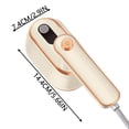 thumbnail image 3 of Boreal Craft Handheld Hanging Ironing Machine Steam Household Ironing Machine Steam Brush Ironing Machine Clothes Steamer Automatic Screwdriver Rechargeable Screwdriver Mini Power Tools Battery, 3 of 7