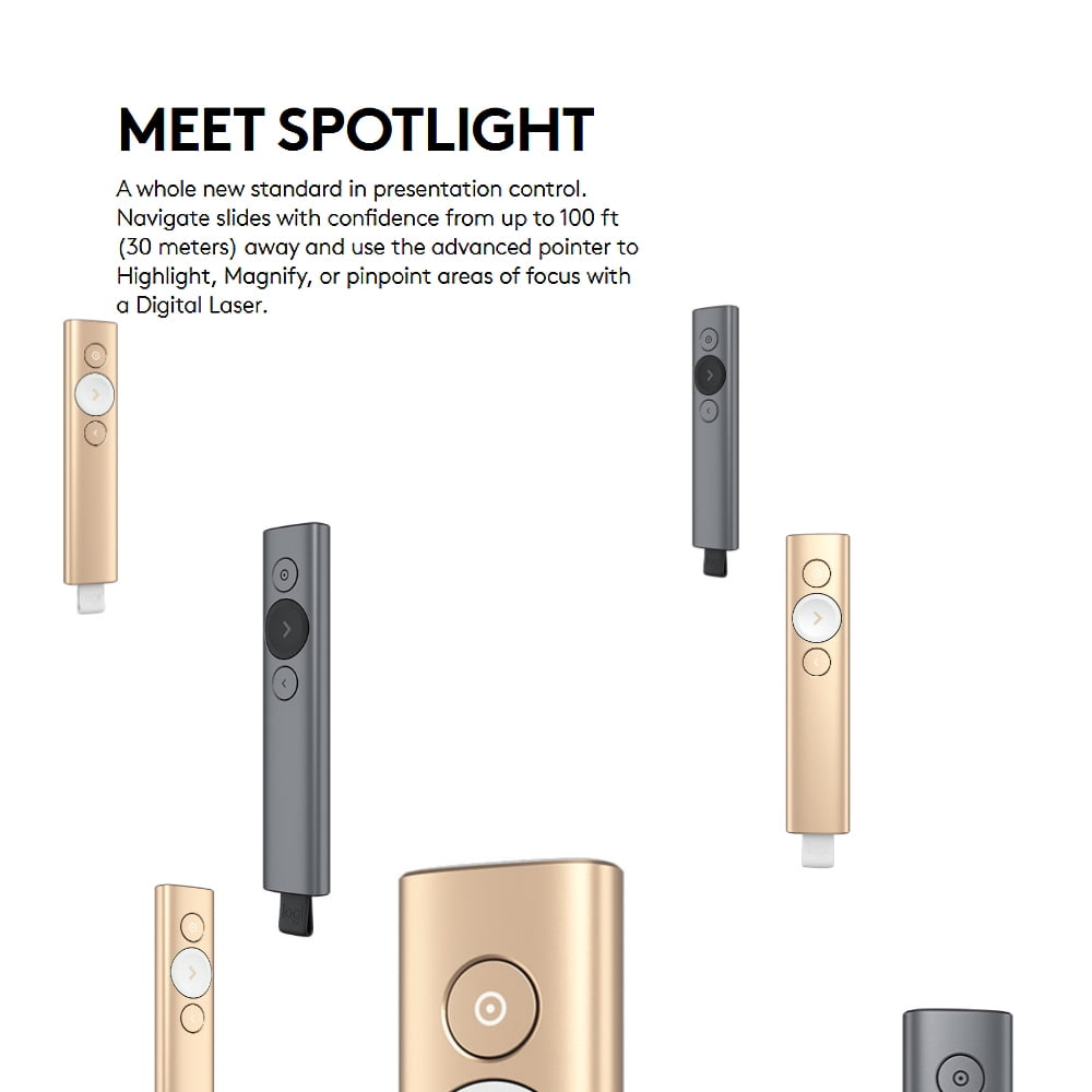 Buy Logitech Spotlight Presentation Remote PowerPoint PPT Clicker