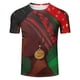 thumbnail image 3 of Tops para hombre, blusas y camisas de manga corta con cuello redondo para hombre Camisa de manga corta estampada para hombre Top/camisa de manga corta con cuello redondo Tops para hombre, 3 of 4