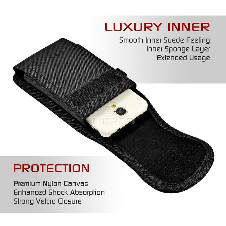 Luxury Leather Canvas Apple iPhone Samsung Galaxy Case