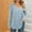 Sky Blue, variant on XPMWRP Women's Long Sleeve Tunic Tops to Wear with Leggings Dressy Casual Square Neck Pleated Front Flowy Work Blouse Shirts Brown S