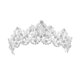 thumbnail image 5 of unbranded Tiara De Rhinestones En Plata Para Eventos Especiales Y Bodas, 5 of 8
