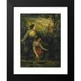 thumbnail image 2 of Edward Mitchell Bannister 15x18 Black Modern Framed Museum Art Print Titled - The Drinking Pool (Three Women at Water) (1894), 2 of 5
