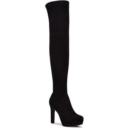 

Nine West Womens Gotcha Suede Platforms Knee-High Boots