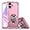 Pink, variant on Case for Galaxy A06,Military Grade TPU PC [Built-in Kickstand] Dual-Layer Flag Design Heavy Duty Drop Protection Magnetic Stand Phone Case for Samsung Galaxy A06 (Rose Gold)