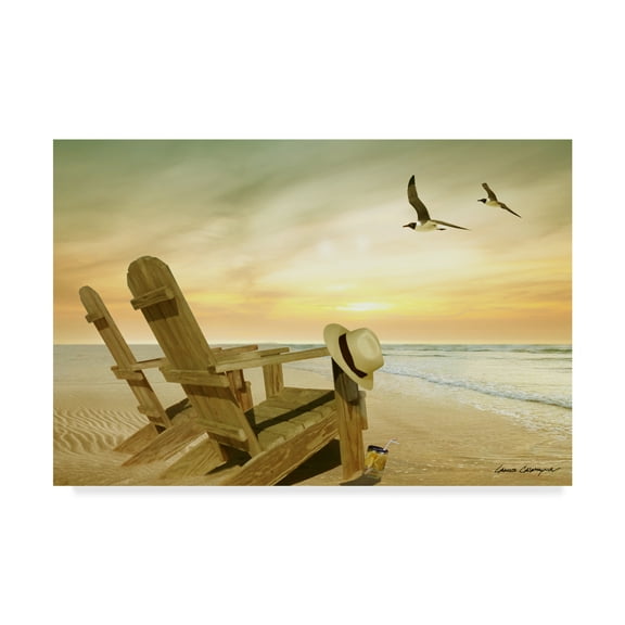 Trademark Fine Art 'Paradise 1' Canvas Art by Carlos Casamayor
