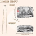 thumbnail image 4 of FORMRS Women Crossbody Purse with Chain Strap Vegan Leather Shoulder Handbag, White Streets, 4 of 7