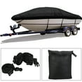 thumbnail image 3 of 17-19ft Waterproof Boat Cover Trailerable Boat Cover Heavy Duty Boat Covers Outdoor Protection Fits V-Hull, Tri-Hull, Runabout, 3 of 6