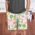 thumbnail image 7 of GZHJMY Flamingo Pajama Pants Short for Men, Lounge Pants Lightweight Men Pajama Bottoms with Drawstring Pockets, Christmas New Year Birthday Gifts, XX-Large, 7 of 7