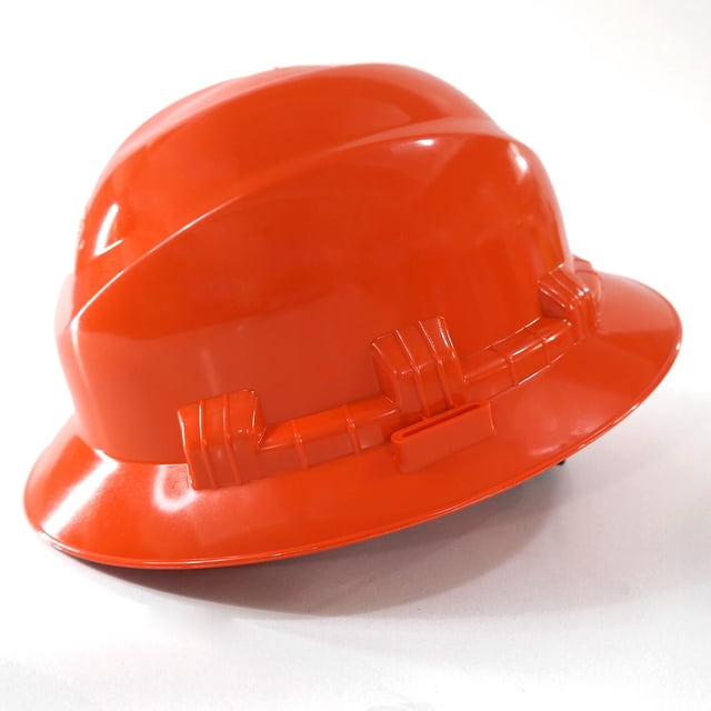 IGA Casco de Seguridad Industrial, Coraza Clase E, Ajuste Matraca (Naranja)