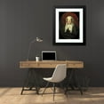 thumbnail image 4 of Bastiaan De Poorter 19x24 Black Modern Framed Museum Art Print Titled - Portrait of Johanna Maria Parve, Wife of Hendrik Andre Cornelis Tierens (1857), 4 of 5