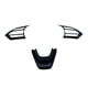 thumbnail image 1 of Cubierta del Panel del volante del coche, pegatina de modificación de fibra de carbono apta para pegatinas de accesorios interiores, 1 of 5