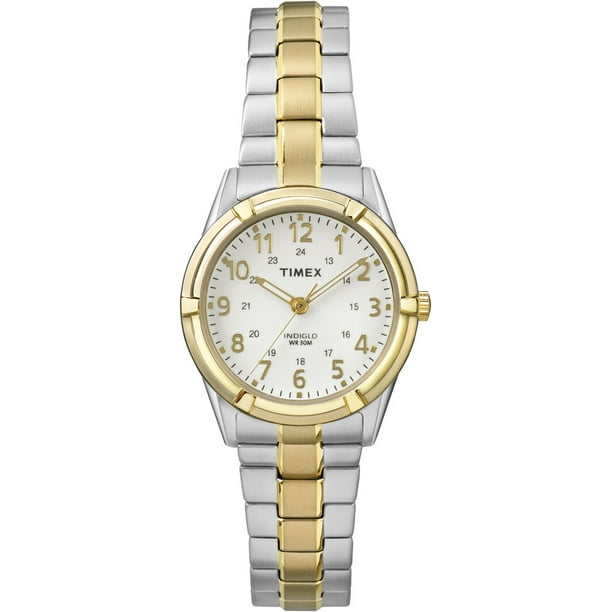 Timex Women's Easton Avenue Watch, TwoTone Stainless Steel Expansion