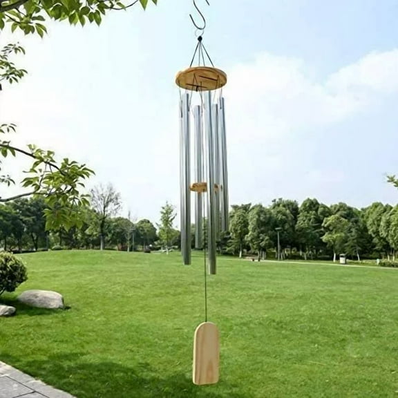 29" Wind Chimes Large Deep Tone Chapel Bells 5 Tubes Outdoor Garden Home Decor