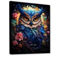 thumbnail image 2 of Designart "Enchanted Owl'S Fantasia II" Animals Owl Floater Framed Canvas Art Print, 2 of 5