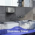 thumbnail image 3 of EnBath Horizontal Commercial Soap Dispenser Wall Mounted, New Superior Design with Premium Anti-Leak Pump, Stainless Steel, 37oz, 3 of 6