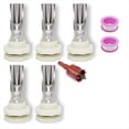 thumbnail image 1 of Kit de 5 Bebederos de Pezón para Cerdos, Automático de Agua para Cerdos, de Acero Inoxidable de 1/2 Pulgada, para Barriles., 1 of 5