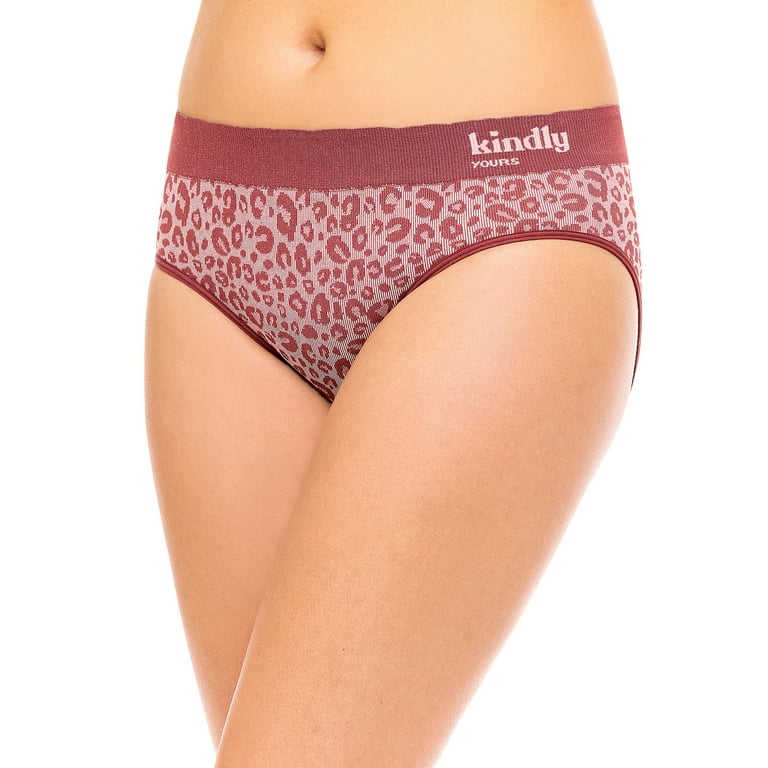 Kindly Yours Women's Sustainable Micro Hipster Panties, 3-Pack