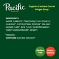 thumbnail image 6 of Pacific Foods Organic Cashew Carrot Ginger Soup, 32 oz Carton, 6 of 12