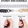 thumbnail image 4 of 3 Colors Purse Chain Handle 16.26 inch Handbag Strap Spray Painted CCB Plastic Bag Handles Crossbody Shoulder Handle Strap with Swivel Clasps for Bag Purse DIY Making Accessories, 4 of 9