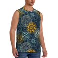 thumbnail image 2 of Kdxio Vintage Compass for Men's Muscle T-shirt,Sleeveless for Workout Running Athletic Gym Lounge Casual, 2 of 5